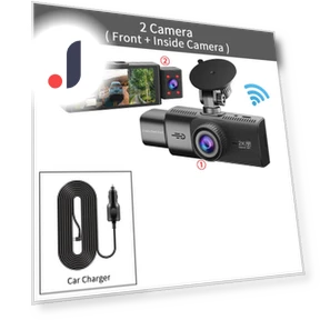 3-channel dash cam — Dashboard Cameras, JOHO