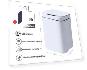Automatic Touchless Smart Trash Bin — Kitchen Cans, Stone Home