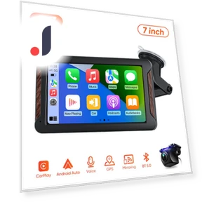 Carplay Android Auto Smart Player Rearview Mirror Dash Cam — Car Installation Essentials, JOHO - CarGear