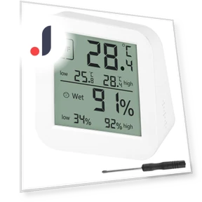 Digital Hygro-Thermometer with Touchscreen — Home Climate Control, IKEA Supermarket