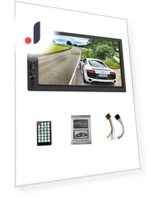 HD Multimedia Player Reversible Display Touch Screen — Stereo Receivers, JOHO - CarGear