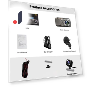 IPS Touchscreen Dash Cam — Dashboard Cameras, JOHO