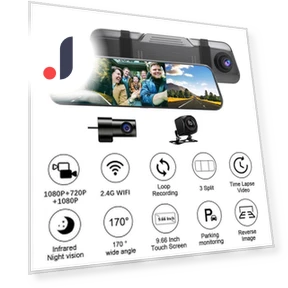 Mirror Dash Cam — Dashboard Cameras, JOHO - CarGear