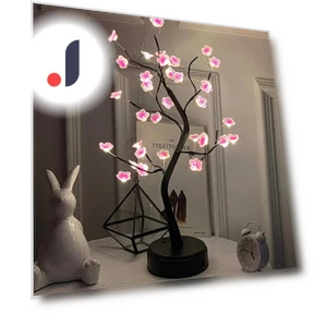 Night Light in the Form of a Desktop Tree — Night Lights, Stone Home
