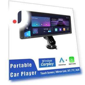 Portable 10.26-inch IPS Car Radio with Wireless Display — Stereo Receivers, JOHO - CarGear
