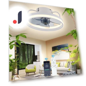 Smart Double Silicon Strip Ceiling Fan — Ceiling Fan Wall Controls, Luminaire Lighting Mall