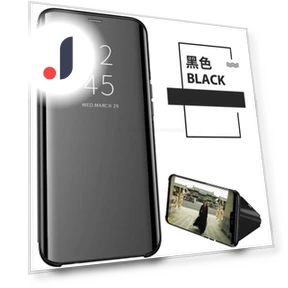 Smart Flip Stand View Mirror Case — Phone Accessories, case-A1