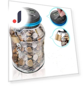 Smart Piggy Bank with Counting Function — Savings & Piggy Banks, Thunder And Fire