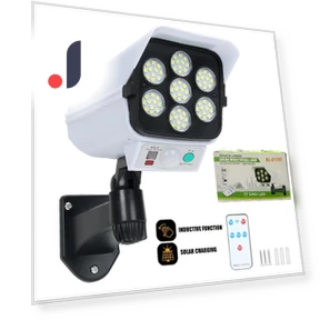Solar-Powered LED Wall Lights — Outdoor Security & Flood Lighting, KITCHEN-MALL
