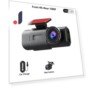 UHD 4K+1080P Dash Cam Dual Lens Car Recorder — Dashboard Cameras, JOHO - CarGear