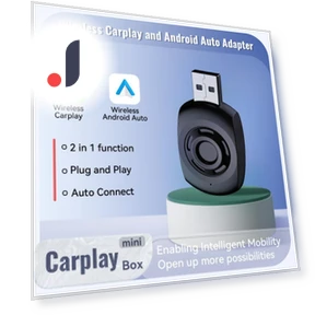 Wireless Android Auto Carplay Adapter 2 in 1 AI Box Car — USB, JOHO - CarGear