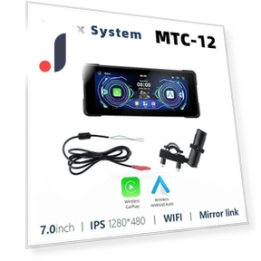 Wireless CarPlay Motorcycle GPS Navigation System — Navigation & GPS Accessories, A Auto Parts Mall