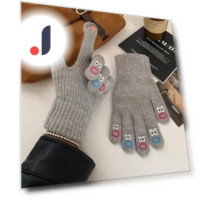 Woolen Touchscreen Fingerless Gloves — Gloves, Outdoor Boutique TOP
