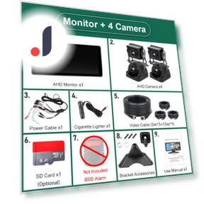 10.36-inch Wireless Smart Blind Spot Radar BSD Alarm System — Car Accessories & Gadgets, JOHO - CarGear