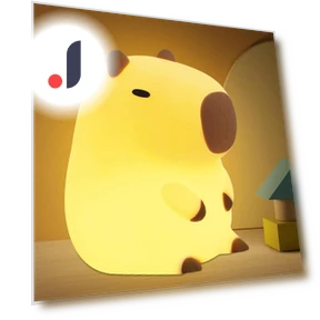 Cute Capybara Silicone Night Light — Night Lights, Exquisite goods home furnishing