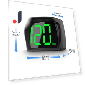 Digital Speedometer with Projection Display — Speedometers, Rustic Elegance House