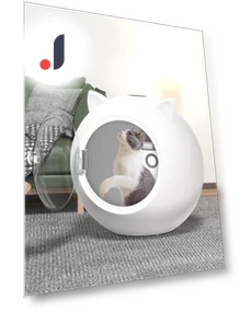 Intelligent Pet Dryer Timer — Vents, Rainbow Rain