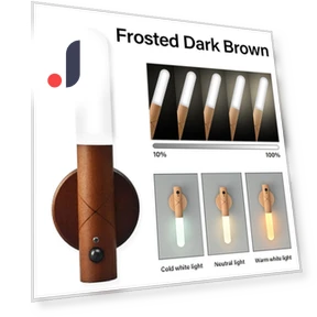 LED Wooden Touch Night Light with Motion Sensor — Night Lights, HIMO Group