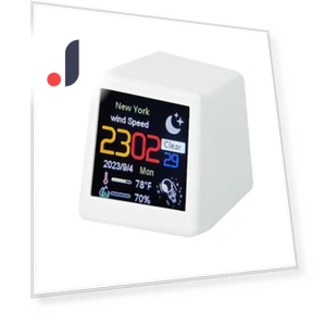 Mini Size Smart WIFI Weather Forecast Station Watch — Hygrometers, Simplistic Living Home
