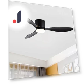Modern Silent Ceiling Fan with Light — Ceiling Fan Lighting Solutions, Luminaire Lighting Mall