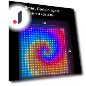 Smart Curtain LED Lights with Bluetooth App — LED Strips, Build My Home