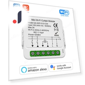 Smart Curtain Switch Module — Smart Home Hubs & Controllers, Super Dream Home