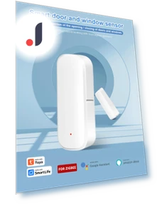 Smart Door and Window Sensor — Smart Home Security, Tuya