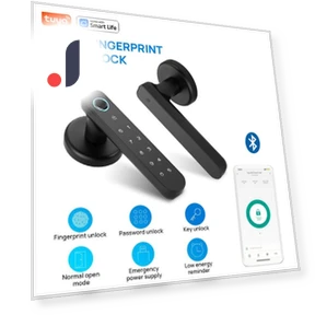 Smart Door Lock with Fingerprint Scanner — Smart Home Security, Build My Home