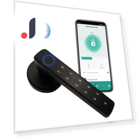 Smart Door Lock with Fingerprint Scanner — Smart Home Security, Build My Home
