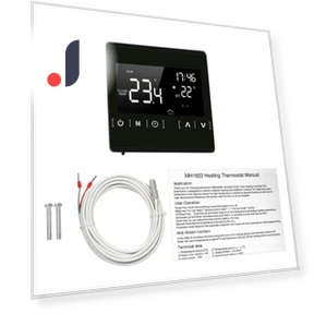 Smart LCD Thermostat with Touch Screen — Home Climate Control, Optimized General