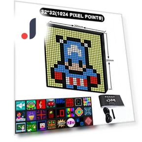 Smart LED Matrix Pixel Display — LED Strips, Cozy Cottage-Relax