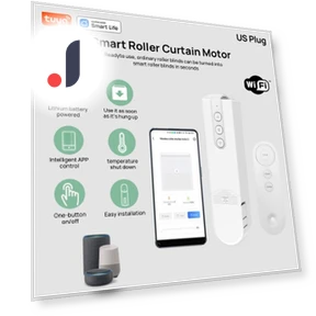 Smart Remote Electric Motorized Blinds Kit — Smart Home Hubs & Controllers, Build My Home