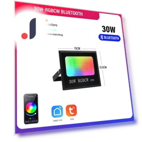 Smart RGB LED Spotlight — Garden Illumination, Rainbow Rain