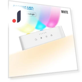 Smart Wall Sconce with USB Rechargeable Remote Control — Wall Lighting, Lntelligent Living Hall