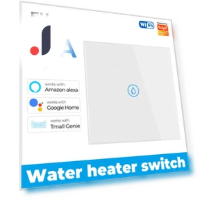 Smart Water Heater Boiler Touch Switch — HVAC Controls, Super Dream Home