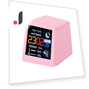 Smart WiFi Weather Station Clock — Weather Monitoring Clocks, Happy Home Mall