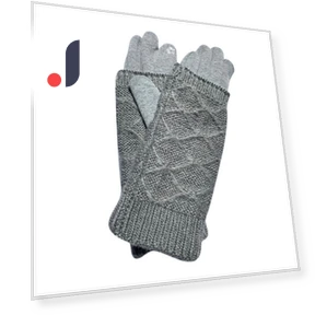 Touchscreen Gloves with Embroidery — Cold Weather Gloves, Female s