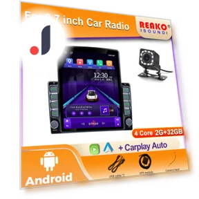 Universal 1 Din Android Touchscreen Multimedia Player — Stereo Receivers, Reakosound