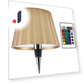 Wireless Bottle Table Lamp — Desk & Table Lighting, Rainbow Rain