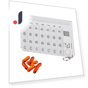 Electronic Timer Pill Organizer — Medication Accessories, Stone Home