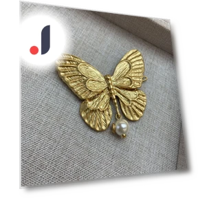 Golden Smart Butterfly Pearl Jewelry Set — Jewelry Sets, Fashion footsteps
