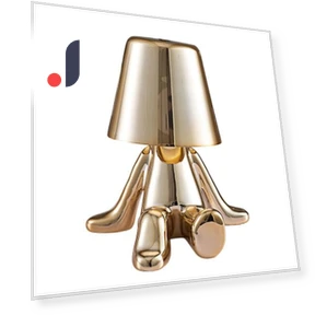 Golden Statue Desk Lamp with USB Charging — Study & Desk Lighting, Magic Kitchen