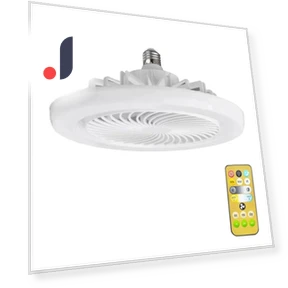 LED Light Fan E27 Converter Base Ceiling Fan — Ceiling Fan Wall Controls, Seahorse Home
