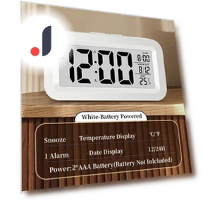 Mini Digital Alarm Clock with Temperature and Date — Alarms & Clocks, DC-HOME-4