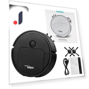 Mini Intelligent Sweeping Robot Vacuum 3-in-1 — Smart Cleaning Robots, Good Figure