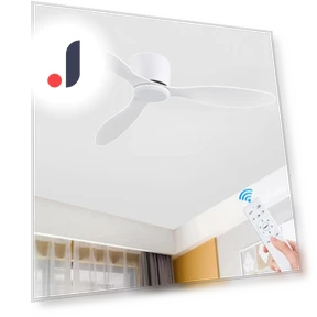 Modern Fan with Quiet DC Motor — Ceiling Fans, Seahorse Home