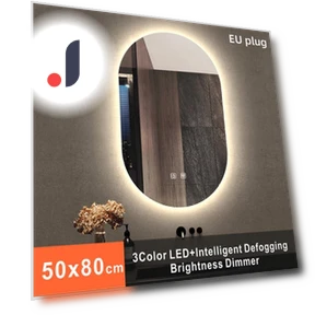 Oval Smart Mirror for Bathroom — Mirrors, Vinde Home