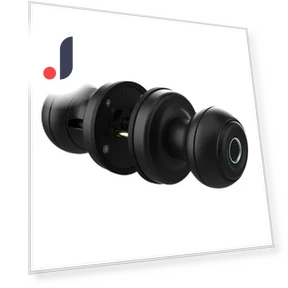 Round Fingerprint Handle Smart Lock — Locks, Super Dream Home