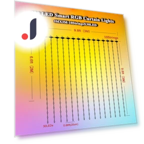 Smart LED Window Curtains — Treatment Sets, AE Selection
