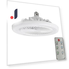 Smart Silent Ceiling Fan with Remote Control and LED Light — Ceiling Fans, Seahorse Home